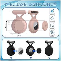 Waterproof Kids Airtag Holder Case Compatible with
