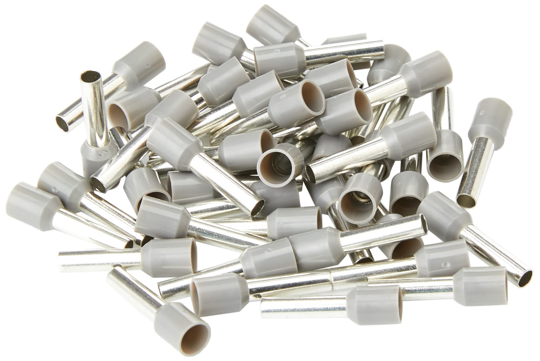 Multicomp E4012-GREY Insulated Ferrule, 4 mm Size, Pack of 100