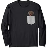 Pitbull Middle Finger Funny Pocket 