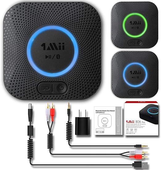 1Mii B06 Plus Bluetooth Receiver, HiFi Wireless Audio Adapter