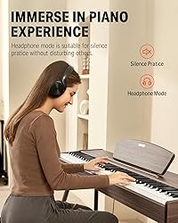 Donner DDP-80 Digital Piano Walnut Wood Color