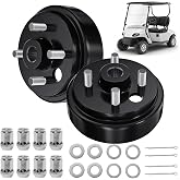 Cartalia Golf Cart 1 Inch Large Hole 30 Teeth Spline Brake Drum for EZGO | Replace #21807-G1/G2, Heavy Duty Hub Assembly, Fits 4 Cycle Gas 1992-Up EZGO TXT/RXV/Marathon/Medalist/Columbia/MPT/ST Sport