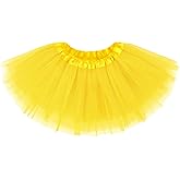 Sarfel Tutu for Women Adults 5 Layerd Tutu Skirts for Women Fluffy Halloween Tutus Adult Tutus Womens Tulle Skirt 80s Costume