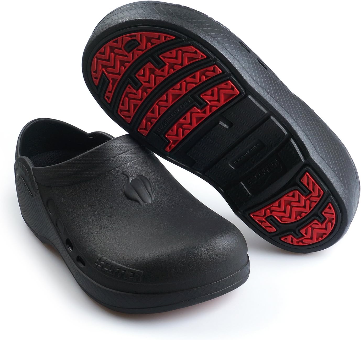 ESCOFFIER Waterproof Slip Resistant Kitchen Chef Nurse Clog - Non Slip Work Mule Shoes for Men Womenโฆ