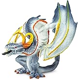 Safari Ltd. Smoke Dragon Figurine - Detailed 4.5" Model Figure - Mythical Toy for Boys, Girls and Kids Ages 3+