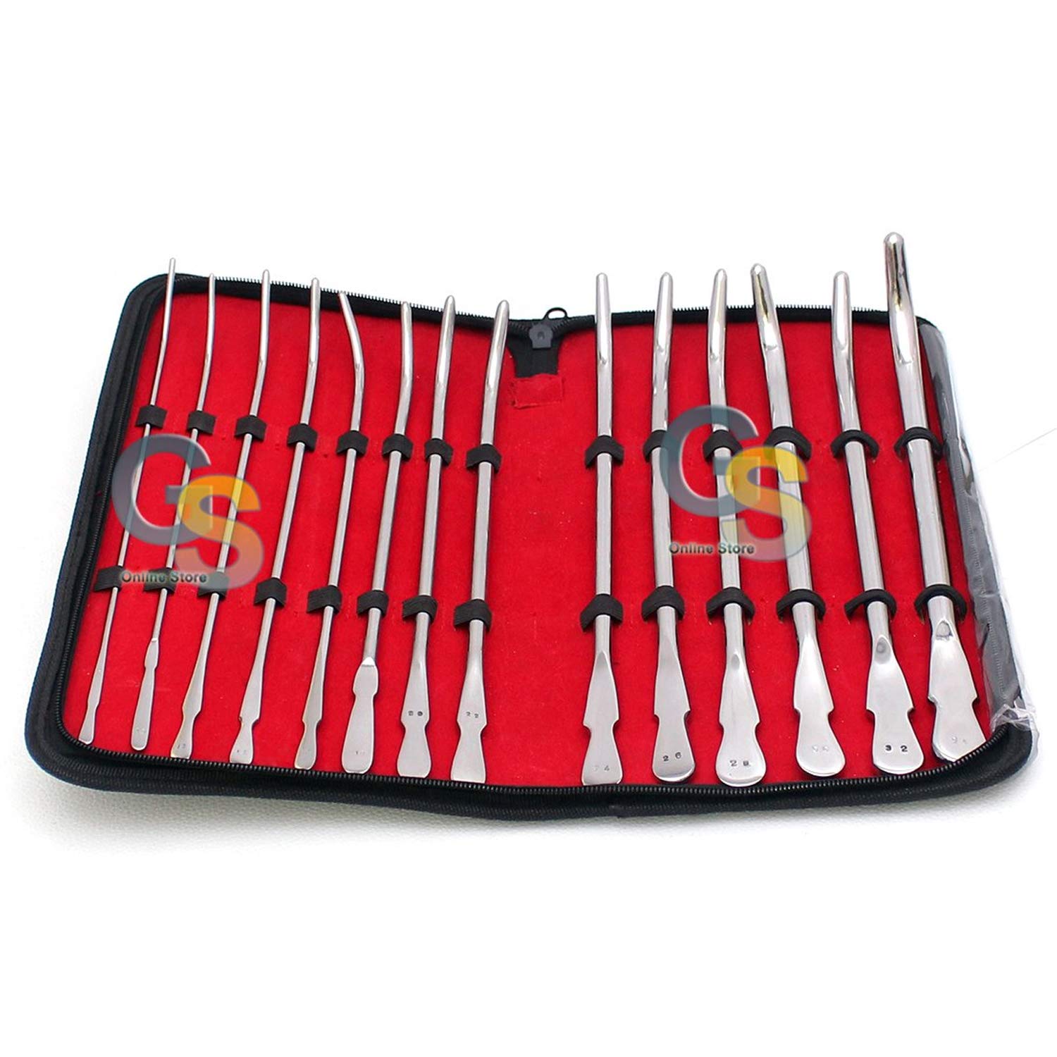 VAN BUREN SOUNDS SET OF 14 PCS OBGYN G.S INSTRUMENTS Beauty