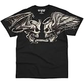 Liquid Blue Men's Plus-Size Good and Evil T-Shirt