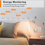 SURFOU Smart Plug Wi-Fi Timer Socket with Energy Monitoring 13A view 4