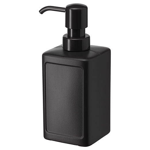Soap Dispenser for Bathroom, Kitchen Sink, Black, 450 ml (15 oz