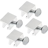 Prime-Line Sliding Window Security Lock for 1/8 in. Rail, Aluminum (4 Pack)