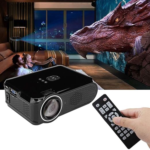 Estink Video Proyector Portátil Vídeo 1080P Soporte para cine en ...