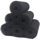 EKUEY 5&Prime; Big Prefilter Sponge Foam Replacement Filtration Kit for Pond Aquarium Fish Tank, 6 Pack