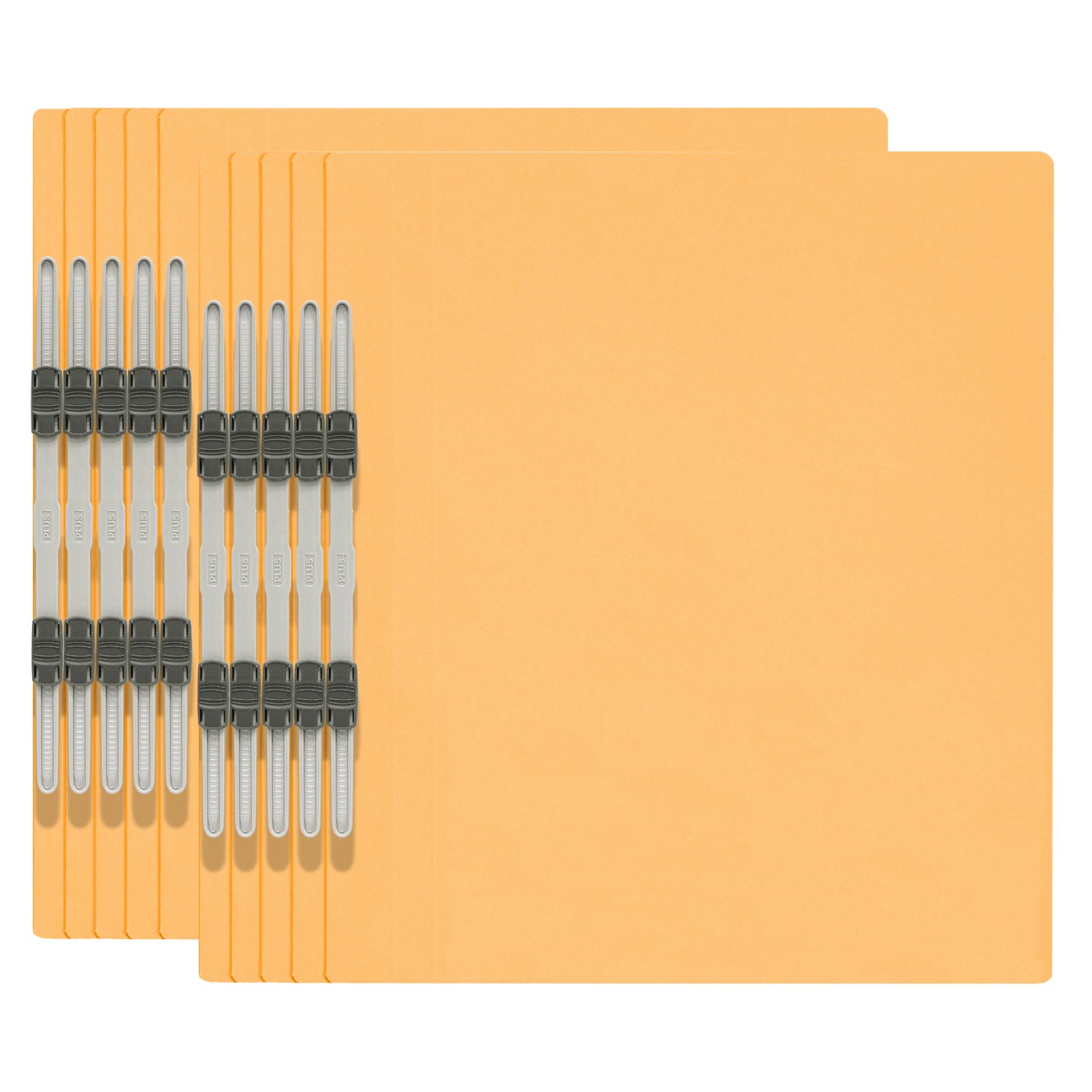 PLUS(プラス) プラス フラットファイル A4縦 2穴 10冊パック No.021NP 78-597 イエロー商品画像