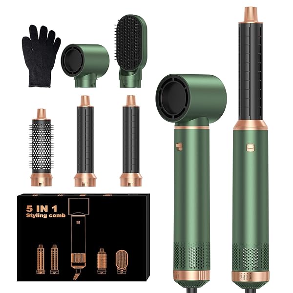 5 IN 1 BLOW DRYER BRUSH, UPGRADE HAIR...