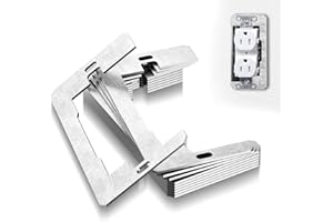 10 Pcs Wall Plate Spacers, Flush Fit Device Level Plate for Wall Outlets Repair and Loose Fix, Wall Plate Leveler Spacer Shim