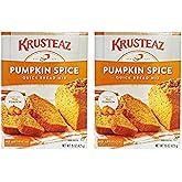 Krusteaz Baking Mix, Pumpkin Spice Quick Bread Mix, Made with Real Pumpkin &amp; No Artificial Flavors, 15 Ounce Box (Pack of 2)