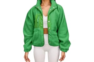 Aoang Womens Winter Coats Casual Lapel Long Sleeve Fleece Faux Fur Jacket