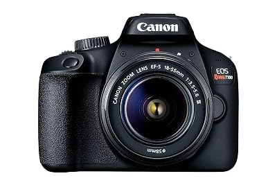 Canon EOS Rebel T100 / 4000D DSLR Camera (w/ 18-55 III) (Renewed)