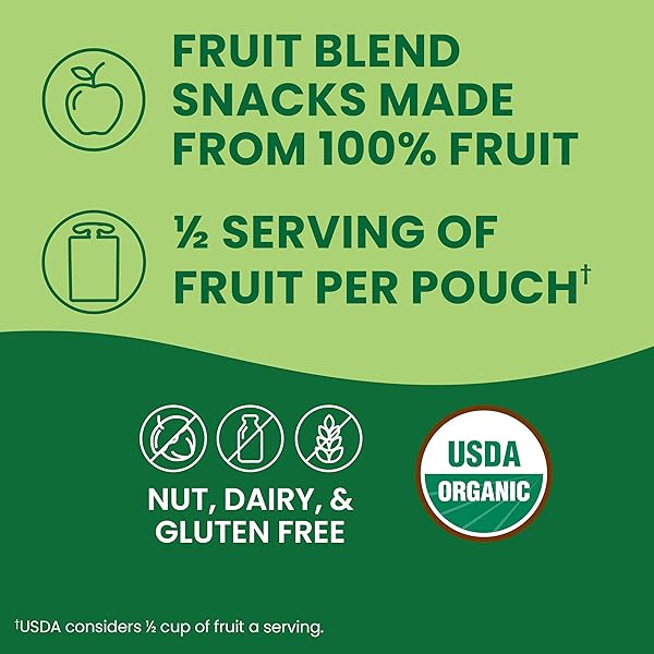 GOGO SQUEEZ ORGANIC APPLESAUCE, APPLE STRAWBERRY, 3.2 OUNCE (4 POUCHES), GLUTEN FREE, VEGAN FRIENDLY, UNSWEETENED APPLESAUCE, RECLOSEABLE, BPA FREE POUCHES