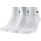 NIKE Performance Cushion Quarter Training Socks (3 Pairs)