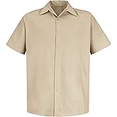 Red Kap Mens Specialized Pocketless Work Shirt