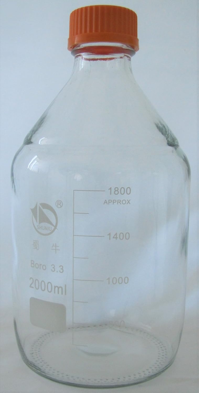 Tissue Culture Media Bottle Autoclavable with Cap Borosilicate Glass