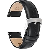 CORROPELLE Leather Watch Bands Quick Release, Elegant Top Grain Leather Watch Straps Band Replacement for Men and Women, Watch and Smartwatch, Choice of Width 18mm 19mm 20mm 21mm 22mm