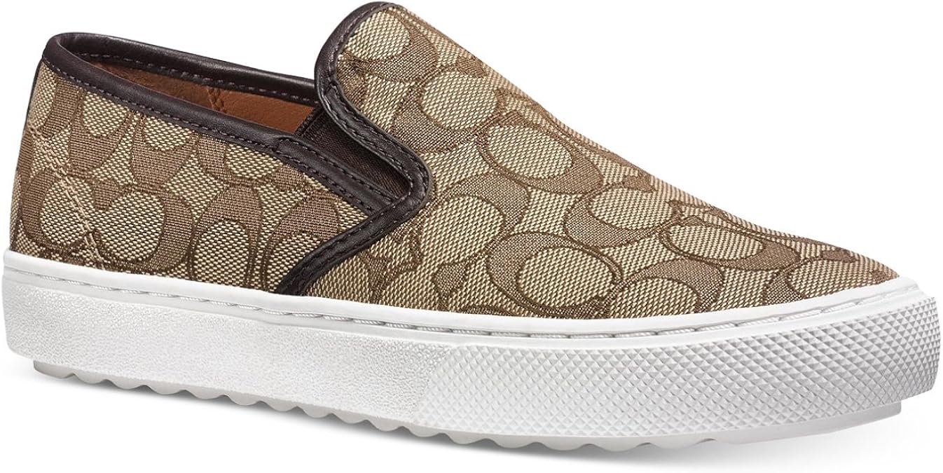 coach black slip on shoes
