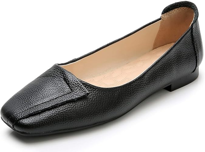 VenusCelia Women's Plain Dance Flat Shoe Fashion