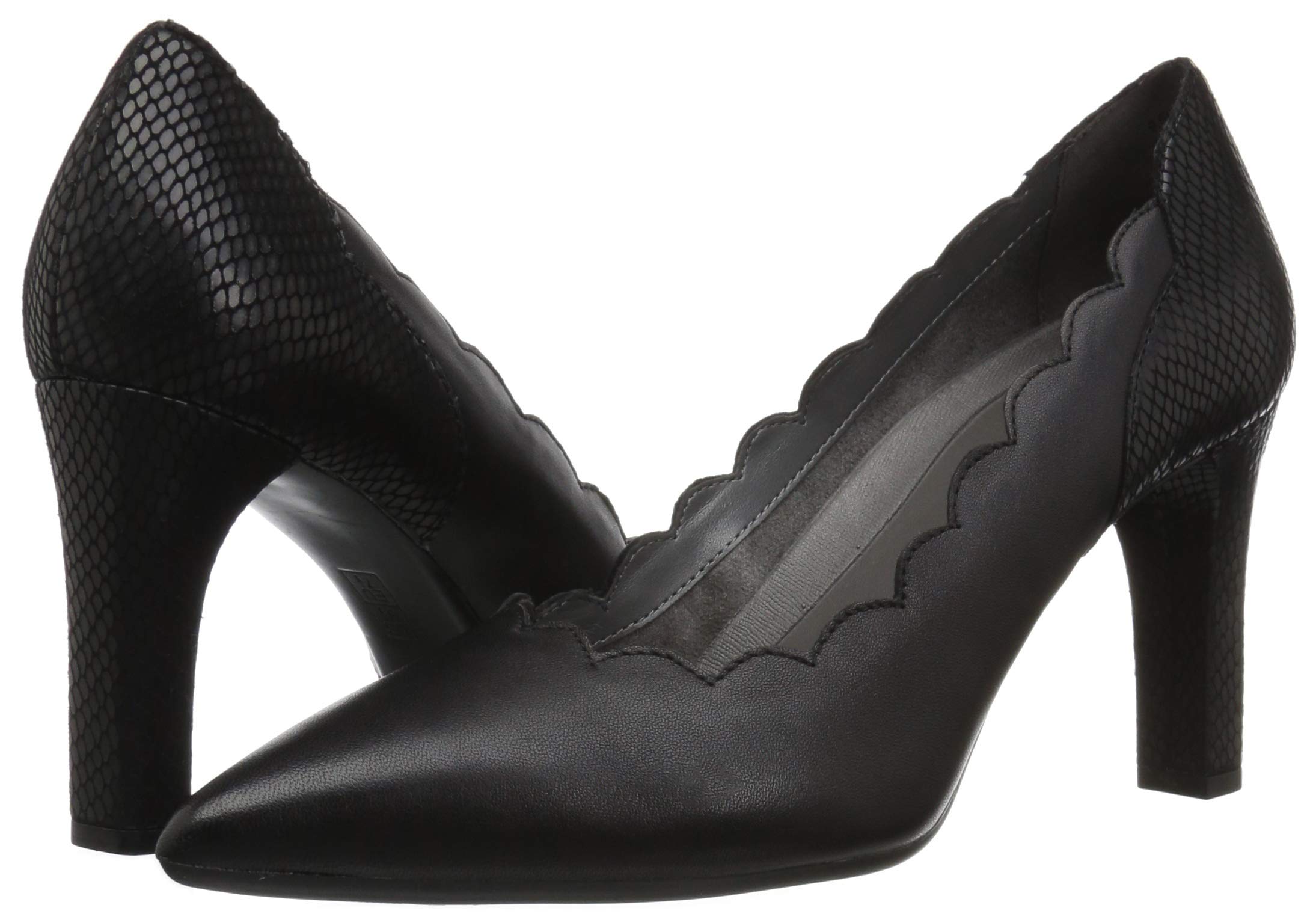 Aerosoles Women's Taxi Ride Pump, Black Leather, 10 M US - Image 7