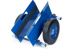 AIWFL Panel Dolly Heavy Duty Granite Slab Dolly 1100LBS Capacity Door Dolly Cart Adjustable Drywall Mover with 10" Solid Wheels Panel Cart for Drywall Sheet Material Handling All Terrain Slab Dolly