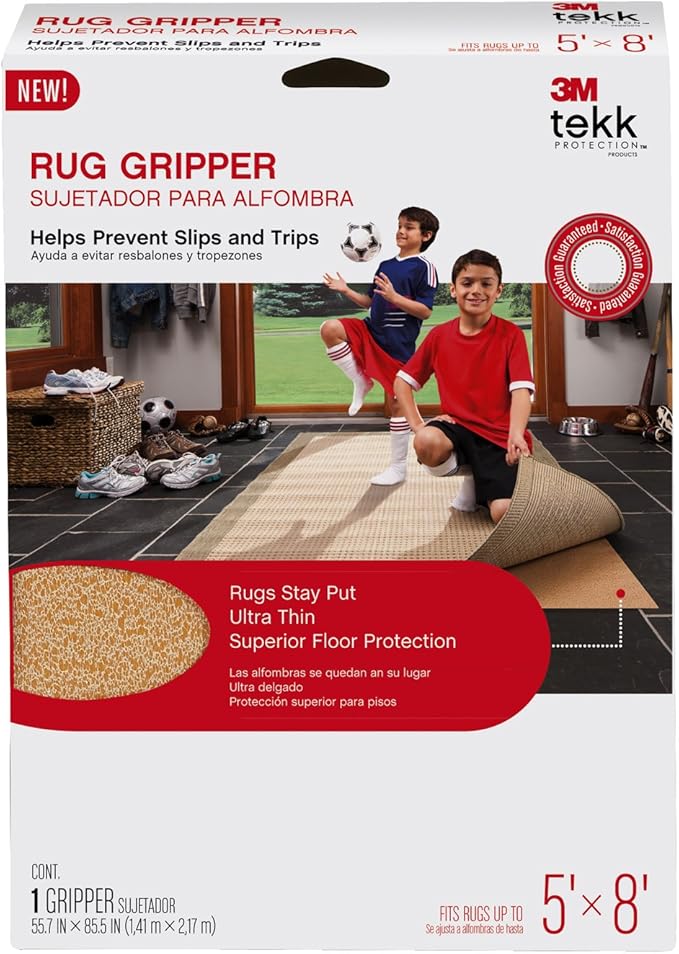3M SRG58 Tekk Protection Rug Gripper for 5 by 8Feet Rugs Amazon.co