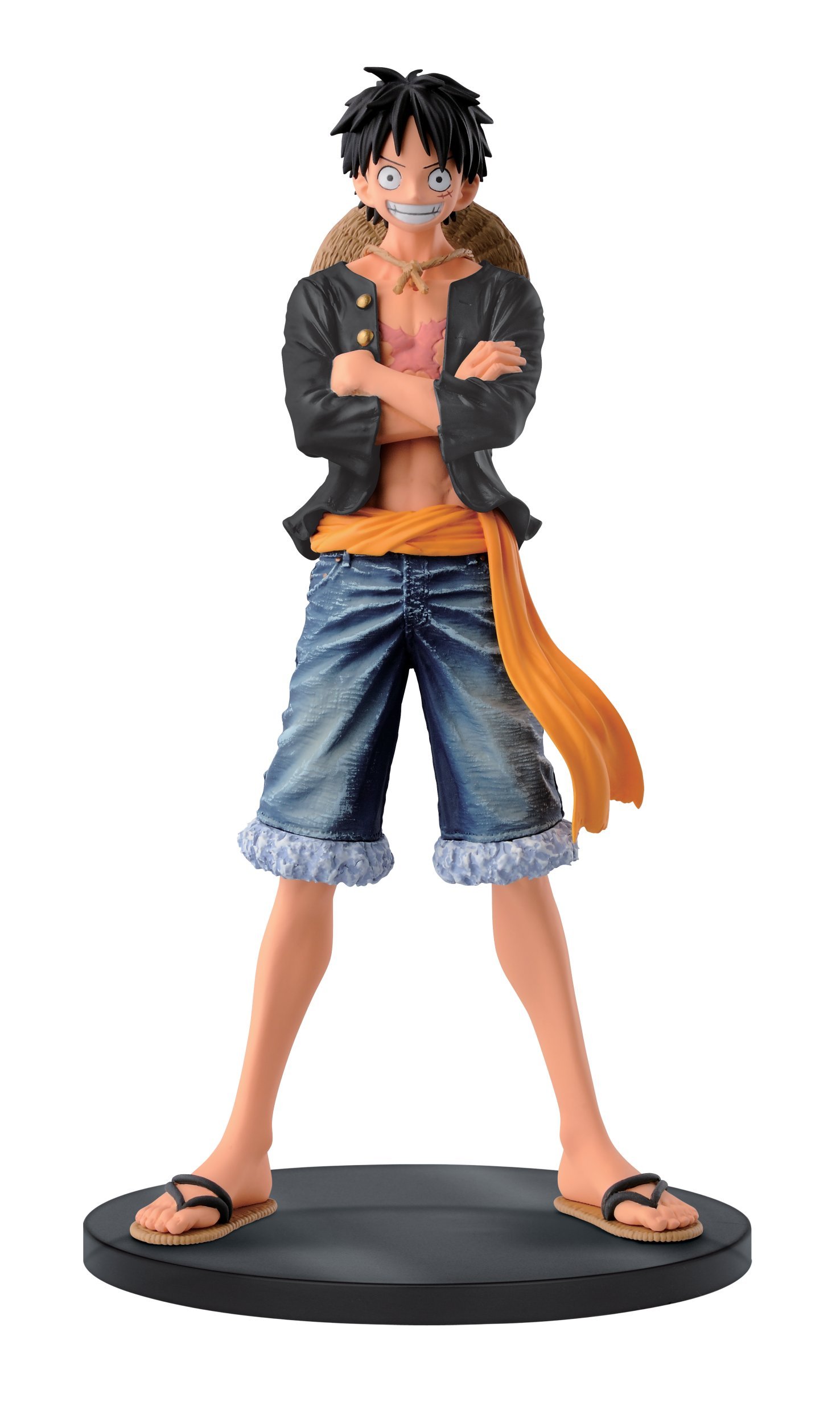 Banpresto One Piece 6.7-Inch Monkey D Luffy Figure B, Jeans Freak Series Volume 1