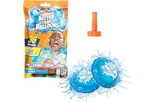 NERF Better Than Balloons Water Toys, Easy 1 Piece Clean Up, 36 Pods, Lots of Ways to Play, Backyard Water Fun, Gifts for Kid