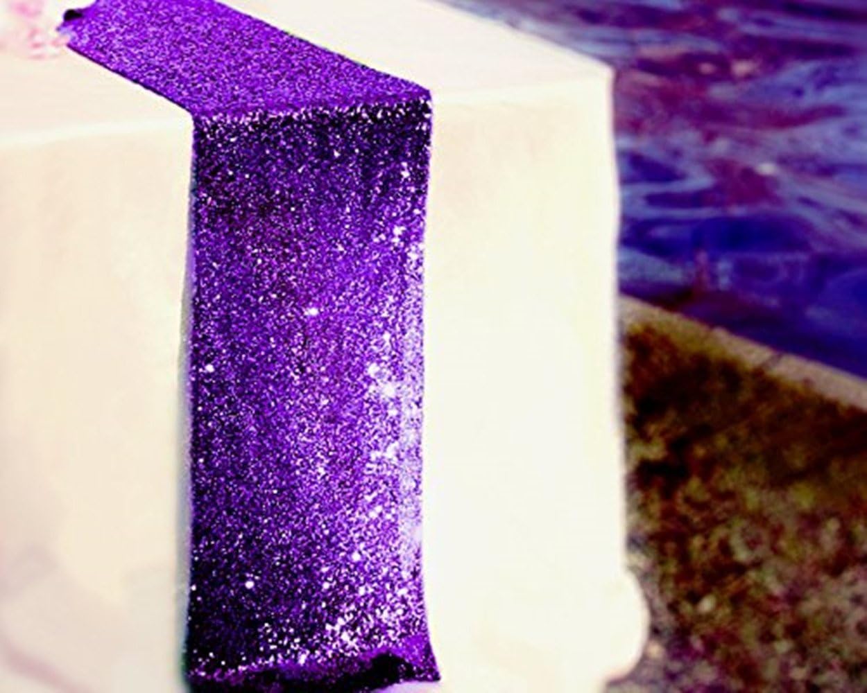 Best plum sequin table runner