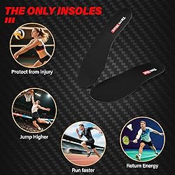 TemHot Carbon Fiber Performance Insoles, Shock