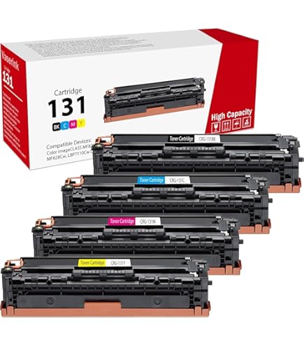 Amazon.com: Canon Genuine 131 Yellow Toner Cartridge