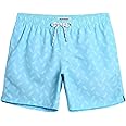 maamgic Mens Slim Fit Swim Shorts Swim Trunks 7 inch Quick Dry Mens Bathing Suits with Mesh Lining