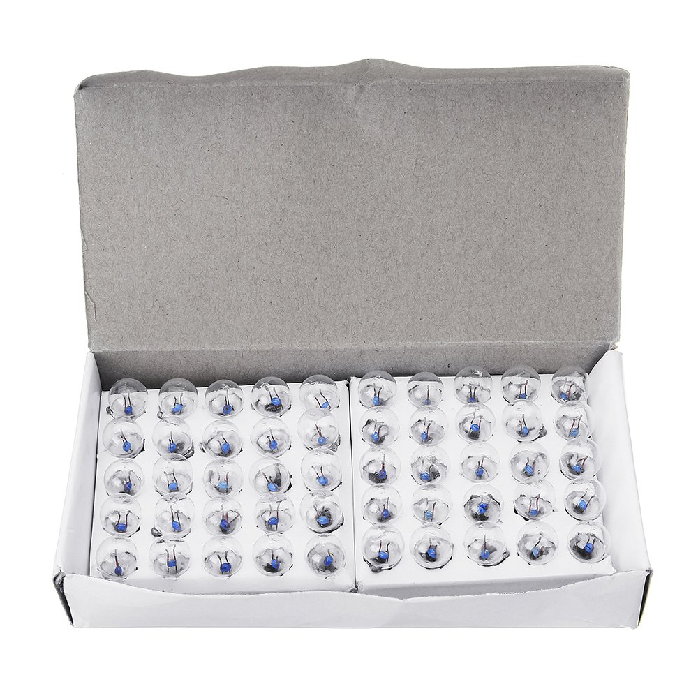 EsportsMJJ 50Pcs/Box E10 Miniature Mini Light Bulb Lamp Screw Bulb Physics Experiment Student Teaching