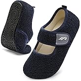 JIASUQI Womens Slippers Wide Diabetic Slippers for Men Adjustable House Shoes Indoor Outdoor