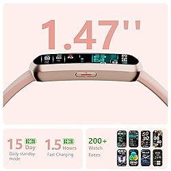 JYUAJOI Health Fitness Tracker, Smart Watch with