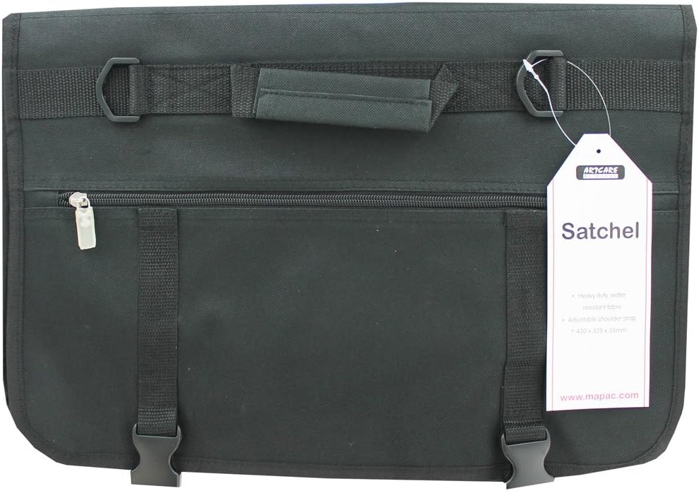 Artcare 11064003 42 x 5 x 32 cm Synthetic Material Artists Satchel, Black