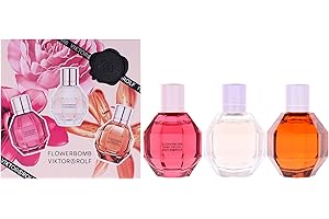 Viktor and Rolf Flowerbomb Trio Set 0.24oz Flowerbomb, Ruby Orchid, Tiger Lily Women 3 Pc Mini Gift Set