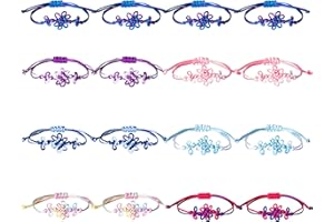 Ayinhov K-D-Hunters Party Favors,16 Pieces Handmade Knot Bracelets,Birthday Decorations Party Supplies, Halloween Costume Merch Gifts Accessories for Women Girls