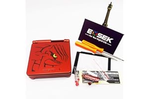 EXSEK Full Parts Replacement Housing Shell Pack for Gameboy Advance SP Ruby (SP GRO)