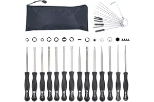 Hippotech 14 Pcs Carburetor Adjustment Screwdriver Kit With Cleaning Tool for Common 2 Cycle Carb Tuning Small Engine