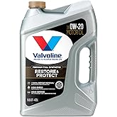 Valvoline Restore & Protect Full Synthetic 0W-20 Motor Oil 5 Quart