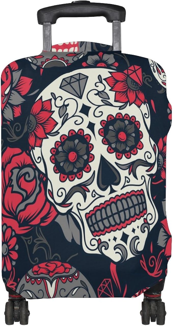 it sugar skull luggage