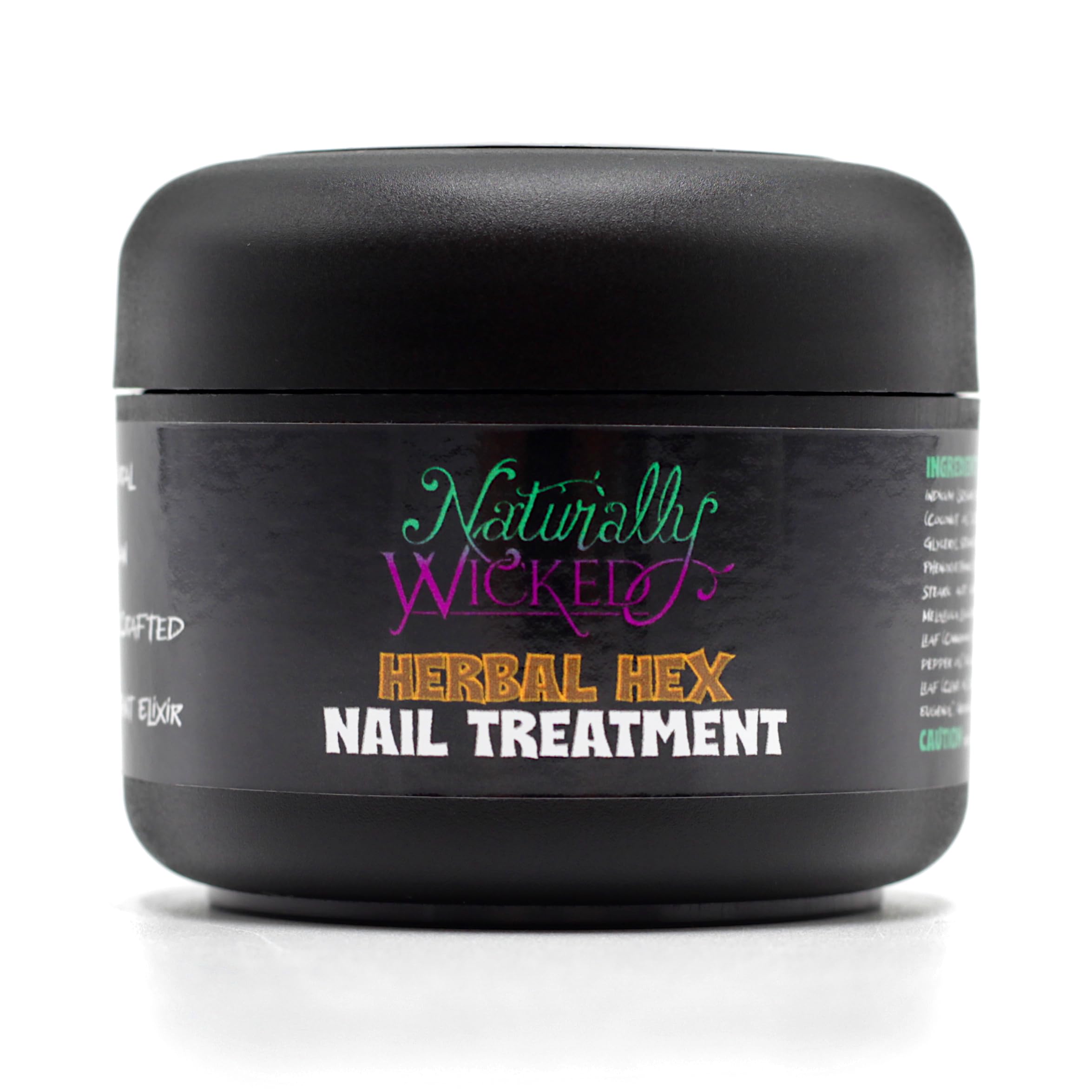 Naturally Wicked Herbal Hex Nail Treatment 50ml - Strengthen, Repair & Protect Nails With Plant Extracts