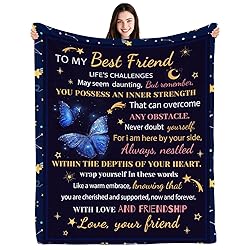 INXENG Best Friend Blanket Butterfly, 40"x50", Best